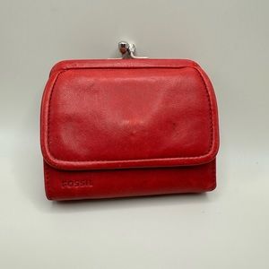 Fossil Red Wallet